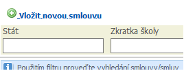 Odkaz pro možnost vložení nové smlouvy do systému