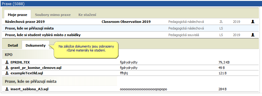 Dokumenty ke stažení
