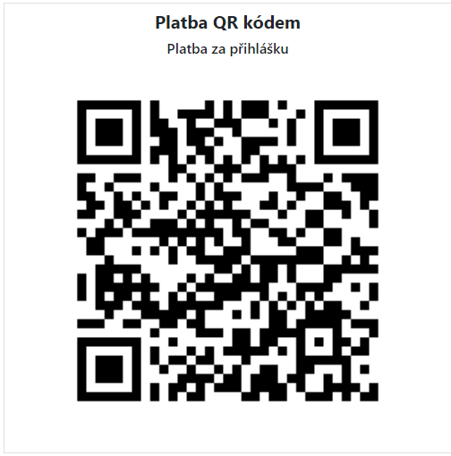 Platba přes QR kód