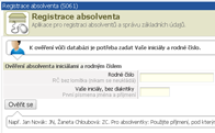 Změny v portletech modulu Absolvent