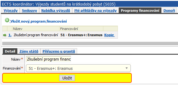 MobilityProgramyFinancovani